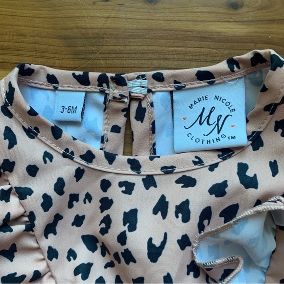 Baby Marie Nicole Clothing Mom & Me Cheetah Romper - Picture 3 of 7